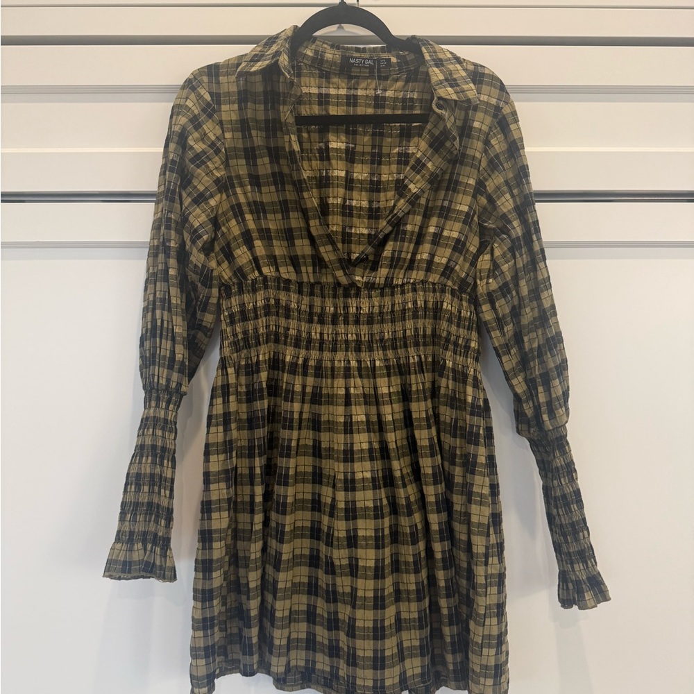 Nasty Gal Plaid Dress